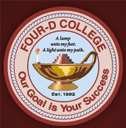 Four-D College校徽