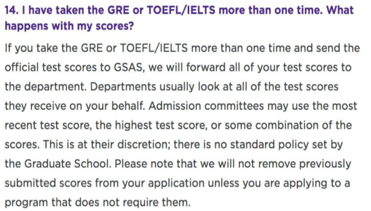 纽大的GRE要求 纽大的GRE要求
