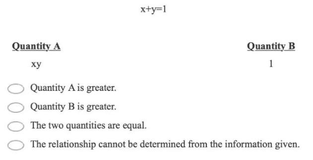 GRE数学中的基本不等式