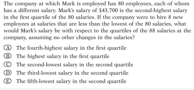 GRE数学统计概念练习题 GRE数学统计概念练习题