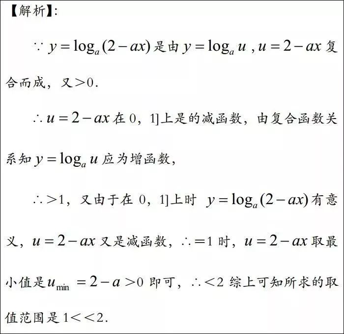 高中数学易错函数题