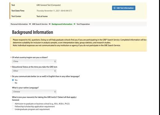 GRE在家考报名全流程