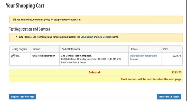 GRE在家考报名全流程 GRE在家考报名全流程